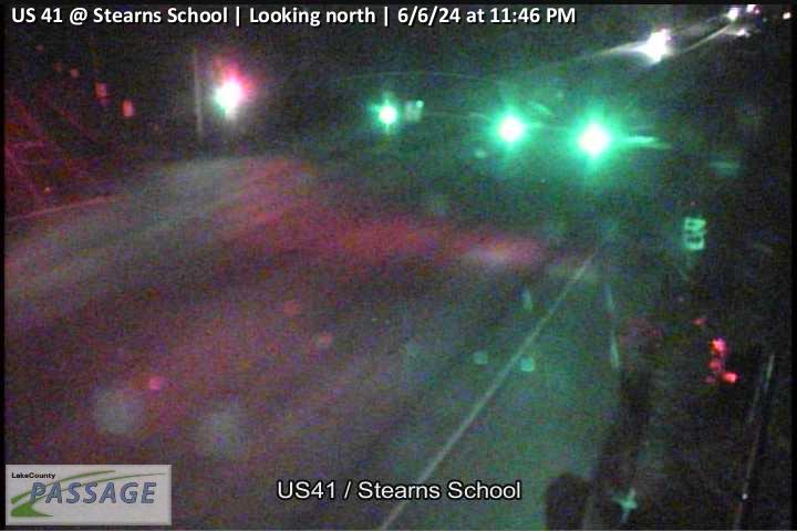 Traffic Cam US 41 at Stearns School - N Player