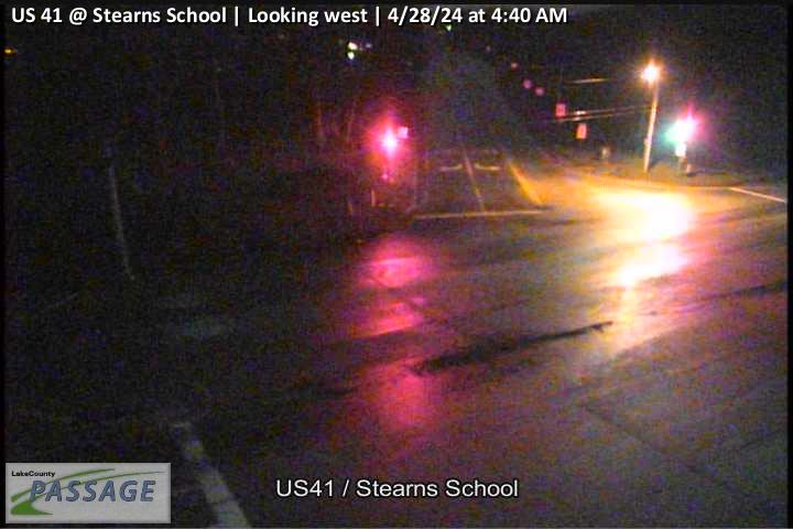 Traffic Cam US 41 at Stearns School - W Player