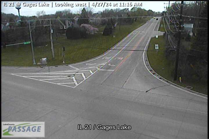 Traffic Cam IL 21 at Gages Lake - W Player