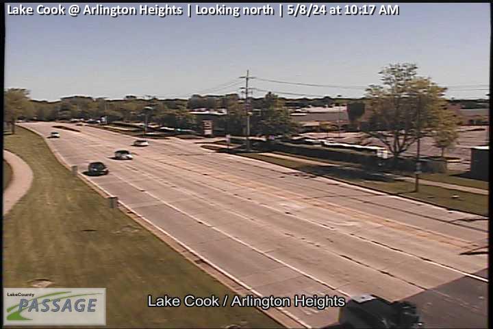 Lake Cook at Arlington Heights - N Traffic Camera
