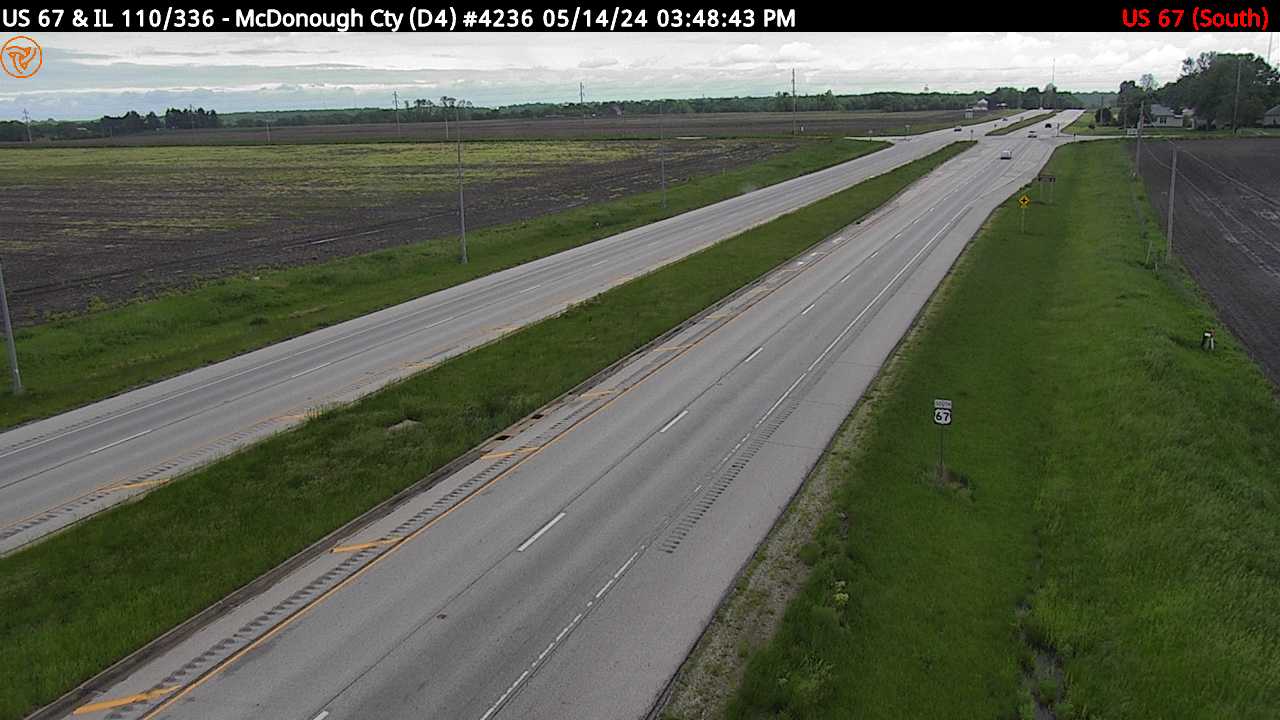 Traffic Cam US 67 at IL 336 (#4236) - S Player