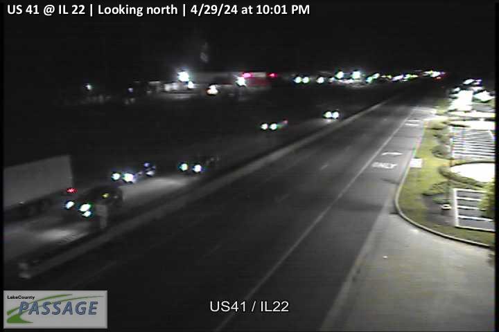 Traffic Cam US 41 at IL 22 - N Player