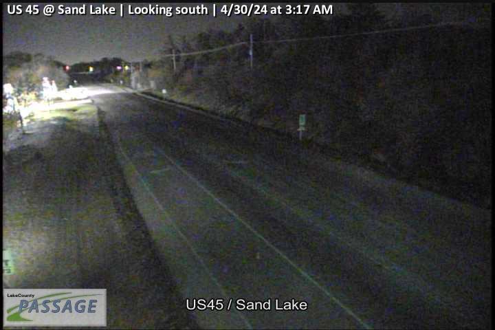 US 45 at Sand Lake - S Traffic Camera