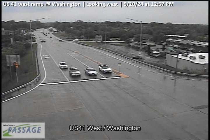 Traffic Cam US 41 west ramp at Washington - W Player