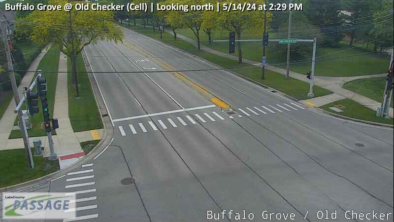 Traffic Cam Buffalo Grove at Old Checker (Cell) - N Player