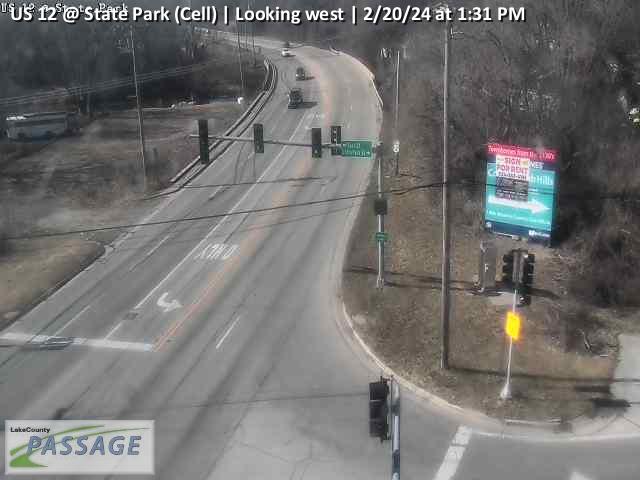 Traffic Cam US 12 at State Park (Cell) - W Player