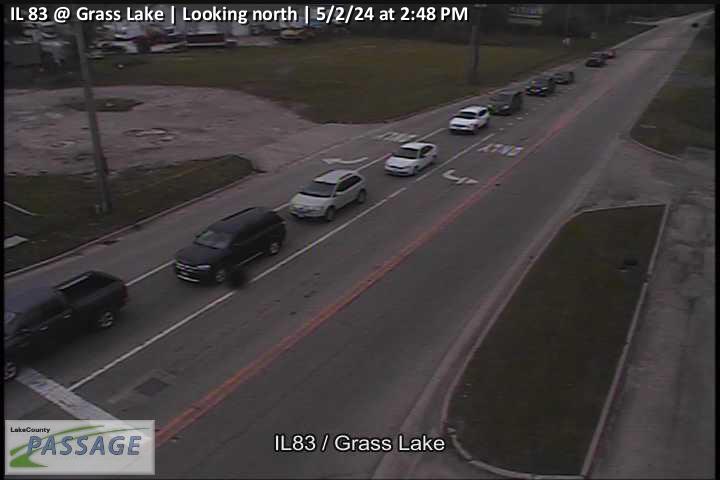 IL 83 at Grass Lake - N Traffic Camera