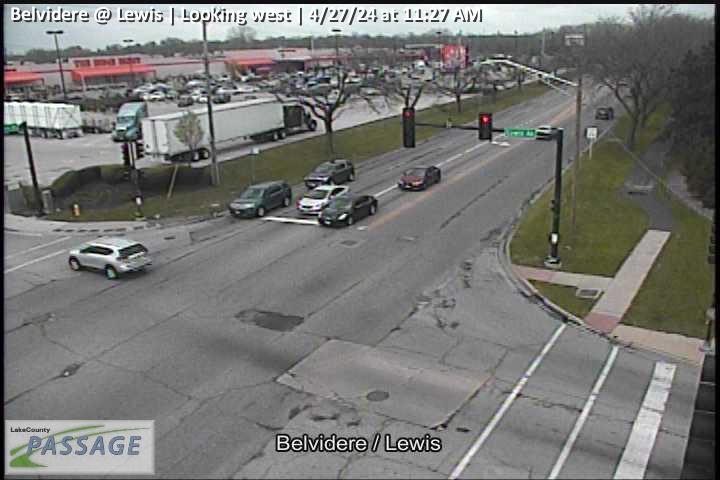 Belvidere at Lewis - W Traffic Camera