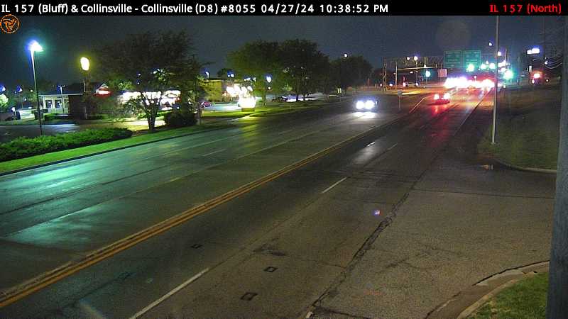 Traffic Cam IL 157 (Bluff Rd.) at Collinsville Crossing Blvd. (#8055) - N Player