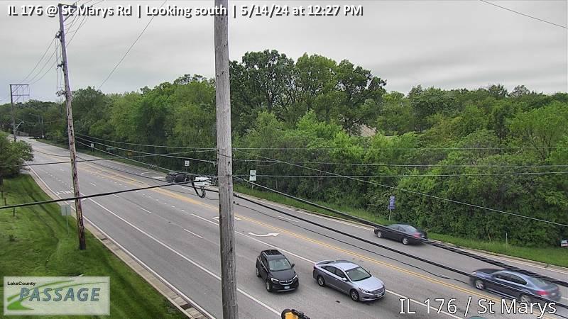 Traffic Cam IL 176 at St Marys Rd - S Player