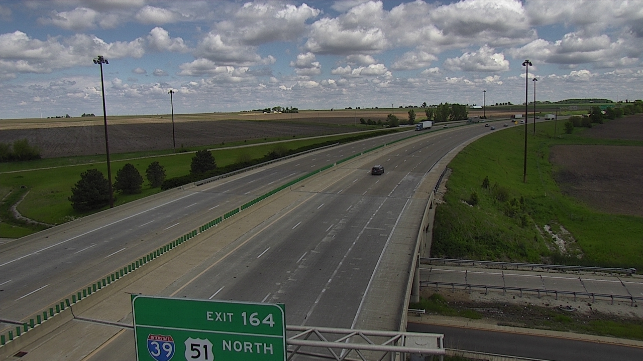 I-55 at I-74 Northwest Split (#5002) - E Traffic Camera