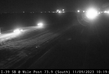 I-39 SB at Mile Post 73.9 (#3019) - S Traffic Camera