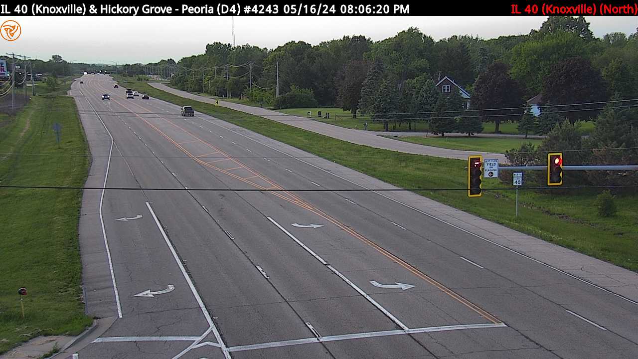 Traffic Cam IL 40 (Knoxville Ave.) at Hickory Grove Rd. (#4243) - N Player
