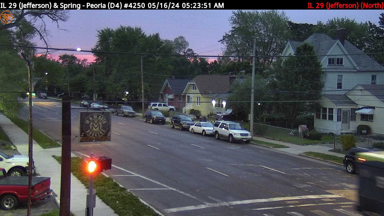 Traffic Cam IL 29 (Jefferson St.) at Spring St. (#4250) - N Player