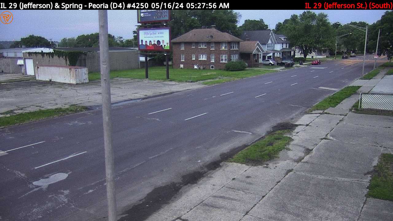 Traffic Cam IL 29 (Jefferson St.) at Spring St. (#4250) - S Player
