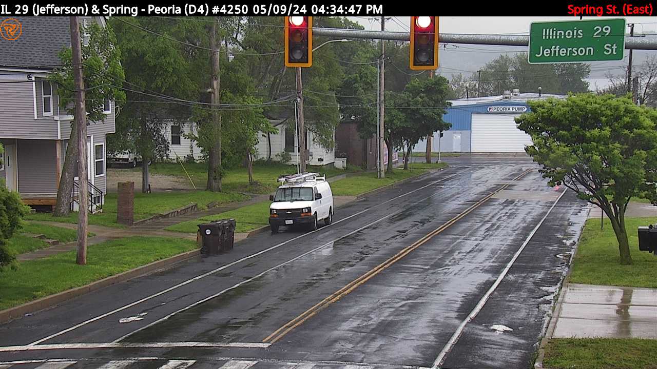 Traffic Cam IL 29 (Jefferson St.) at Spring St. (#4250) - E Player