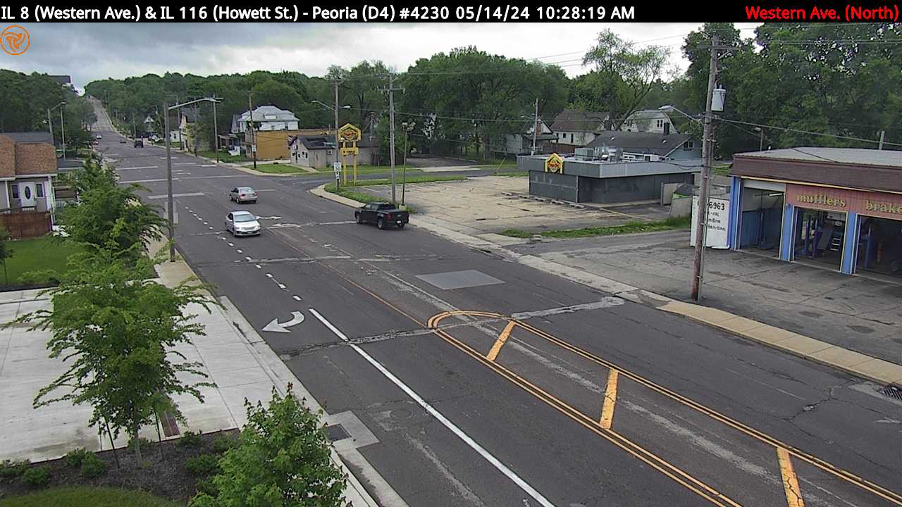 Traffic Cam IL 8 (Western Ave.) at IL 116 (Howett St.) (#4230) - N Player