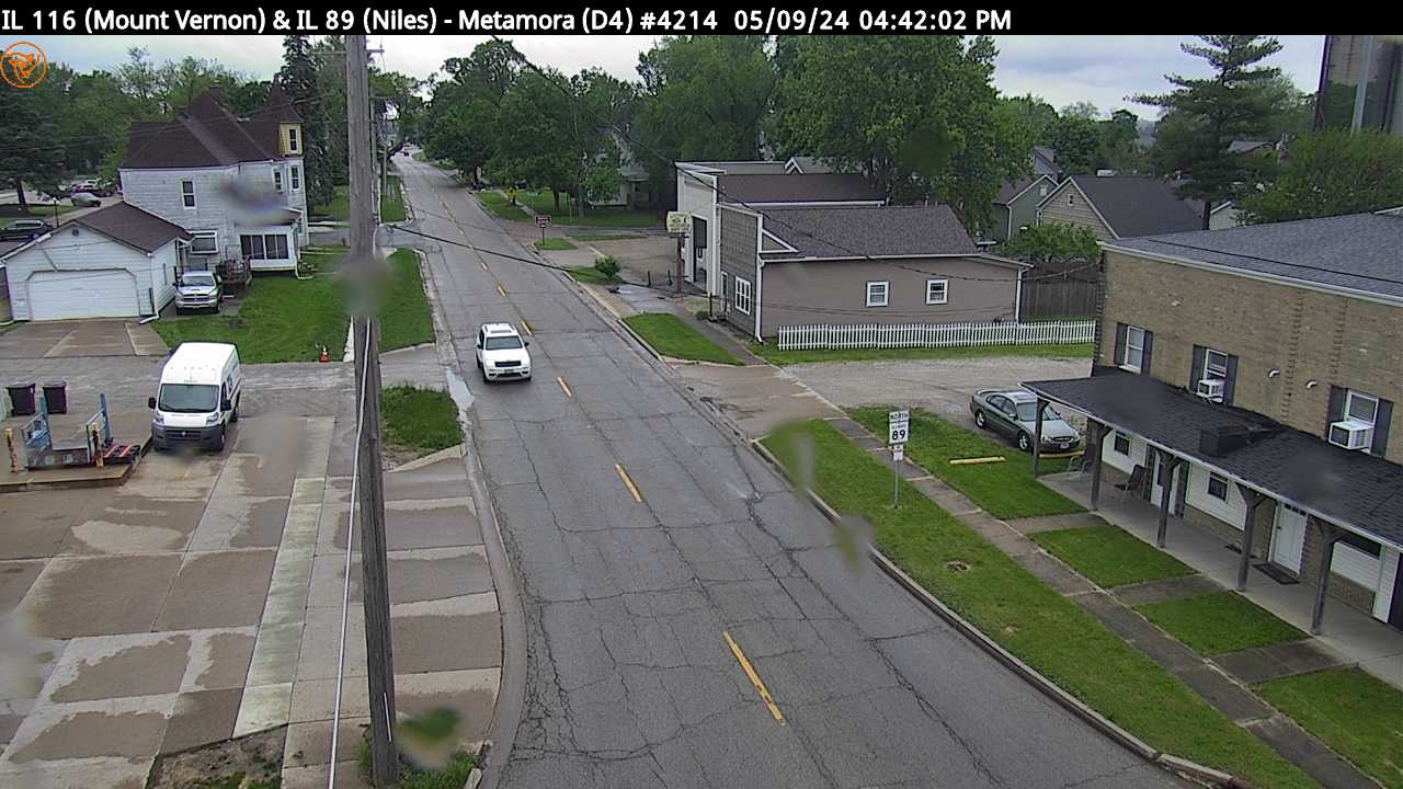 IL 116 (Mount Vernon St.) at IL 89 (Niles Ave.) (#4214) - N Traffic Camera