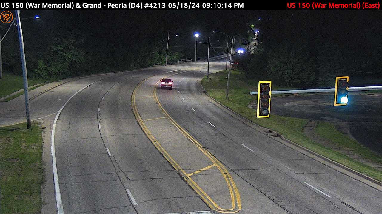 Traffic Cam US 150 (War Dr.) at Grand Ave. (#4213) - E Player