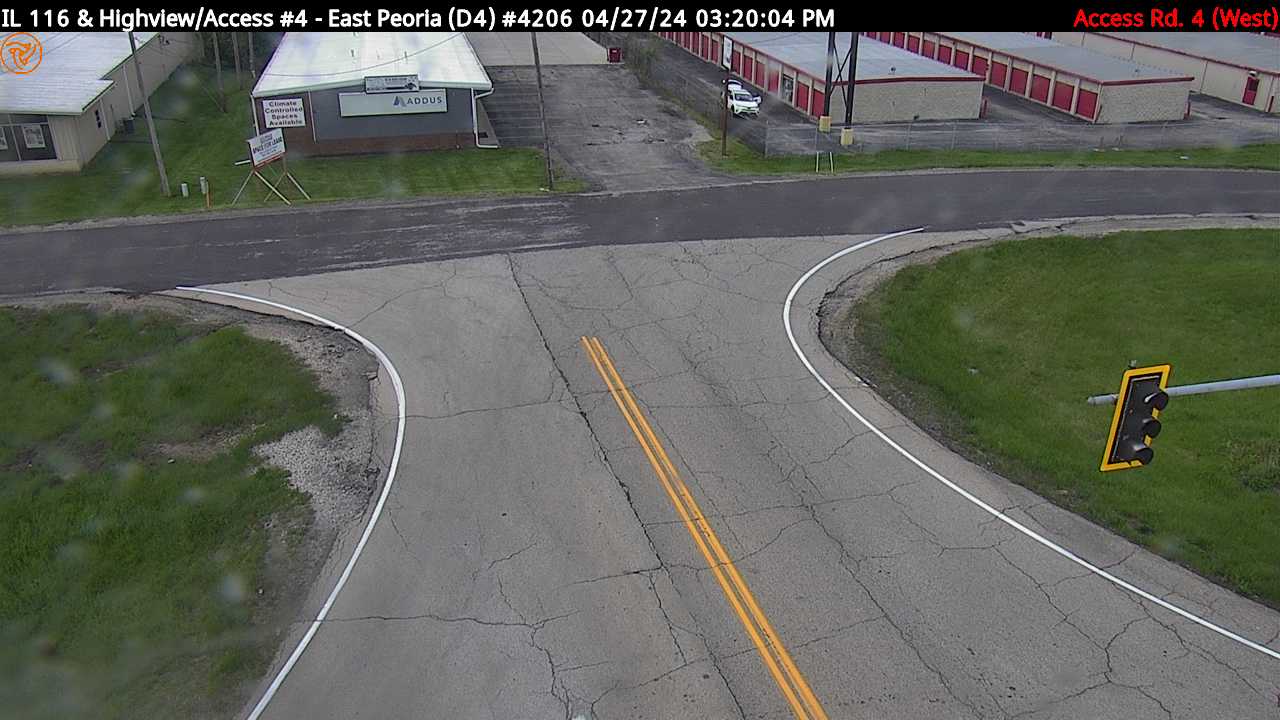 Traffic Cam IL 116 (Main St.) at Highview Rd./Access Rd. 4 (#4206) - W Player