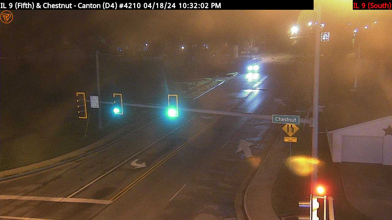 Traffic Cam Il 9 (Fifth St.) at Chestnut St. (#4210) - S Player