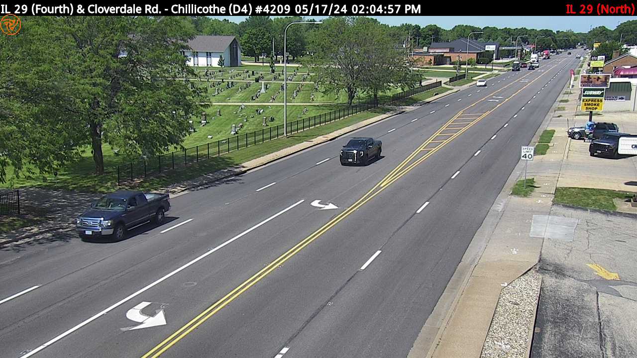 Traffic Cam Il 29 (Fourth St.) at Cloverdale Rd. (#4209) - N Player