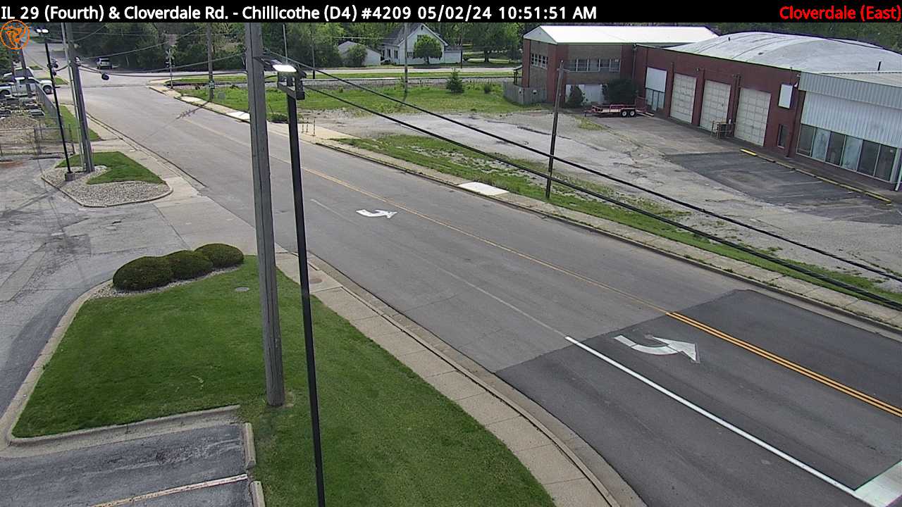 Il 29 (Fourth St.) at Cloverdale Rd. (#4209) - E Traffic Camera