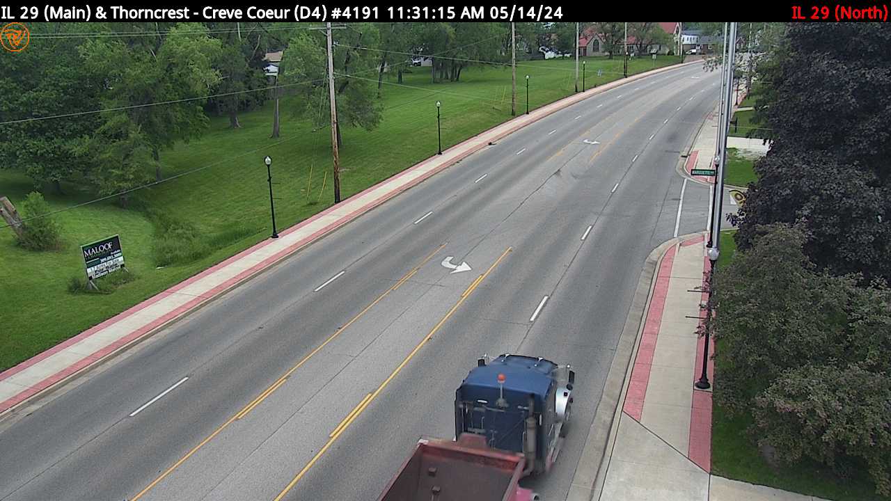 Traffic Cam IL 29 (Main) at Thorncrest (#4191) - N Player