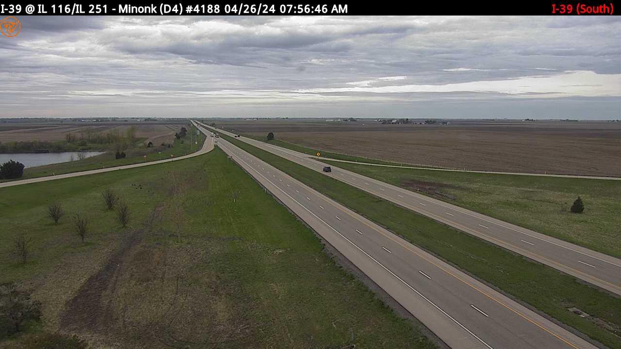 I-39 at IL 116 (Minonk) (#4188) - S Traffic Camera