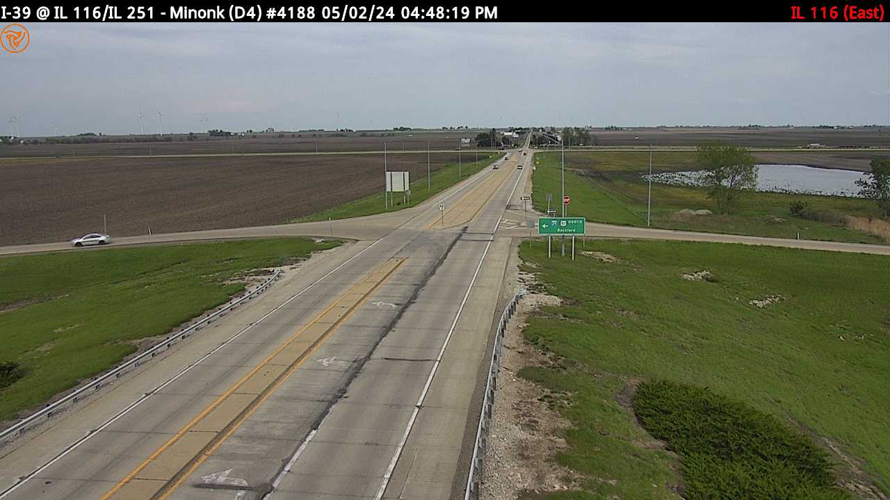 I-39 at IL 116 (Minonk) (#4188) - E Traffic Camera
