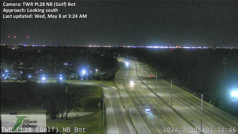 I-294 at Golf Road - S Traffic Camera