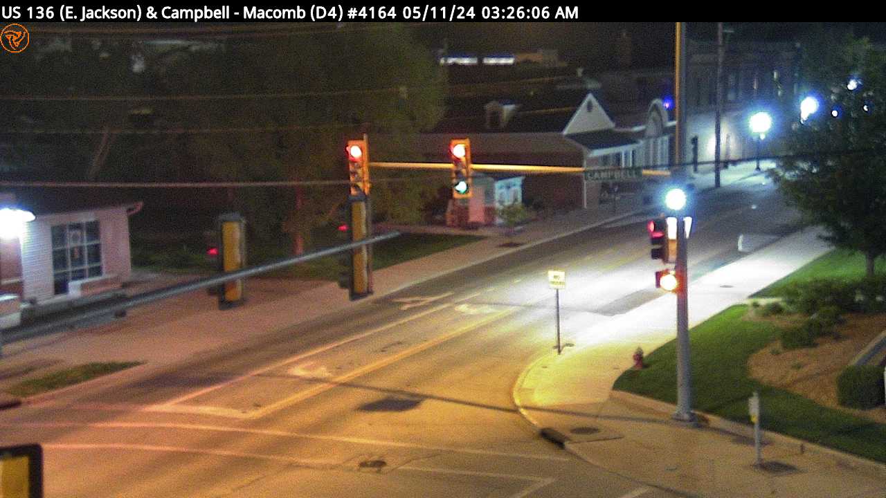 Traffic Cam US 136 (Jackson St.) at Campbell St. (#4164) - W Player