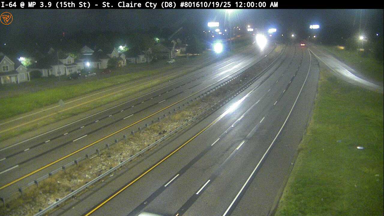 Traffic Cam I-64 at MIlepost 3.9 (15th St) (#8016) - E Player