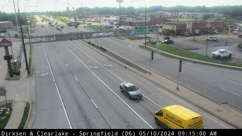 Dirksen Pkwy at IL 97 (Clear Lake Ave) (#6014) - N Traffic Camera