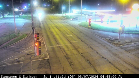 IL 29 (Sangamon Ave.) at Bus 55 (Dirksen Pkwy (#6019) - N Traffic Camera