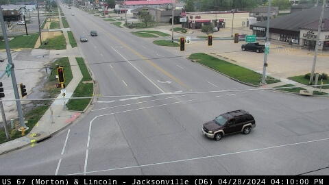 US 67 (Morton Ave.) at Lincoln Ave. (#6006) - N Traffic Camera