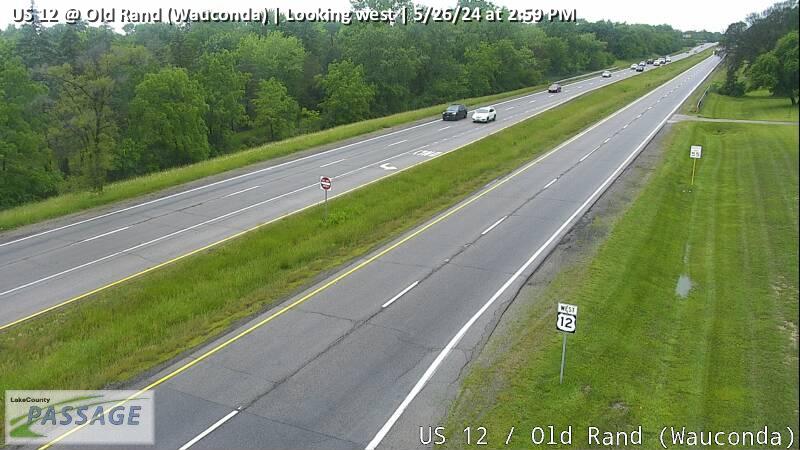 Traffic Cam US 12 at Old Rand (Wauconda) - W Player