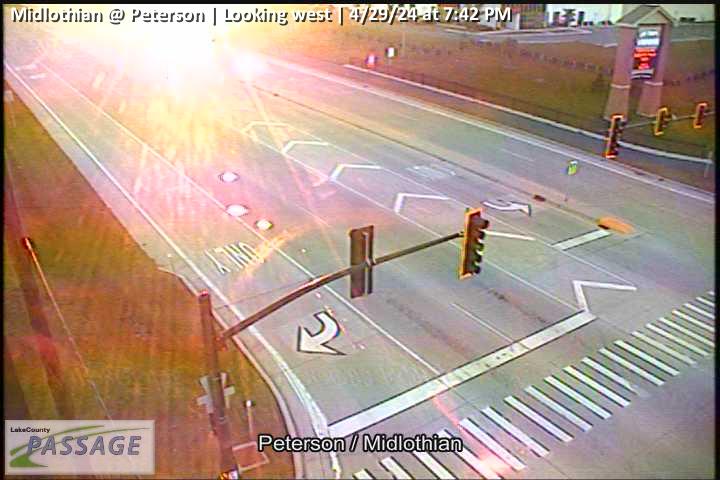 Midlothian at Peterson - W Traffic Camera