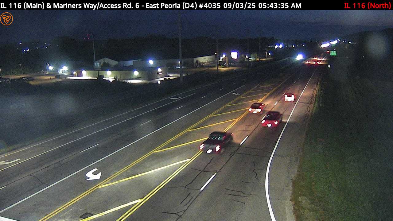 IL 116 (Main St.) at Mariners Way (#4035) - N Traffic Camera