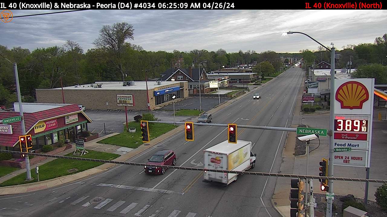 Traffic Cam IL 40 (Knoxville Ave.) at Nebraska Ave. (#4034) - N Player