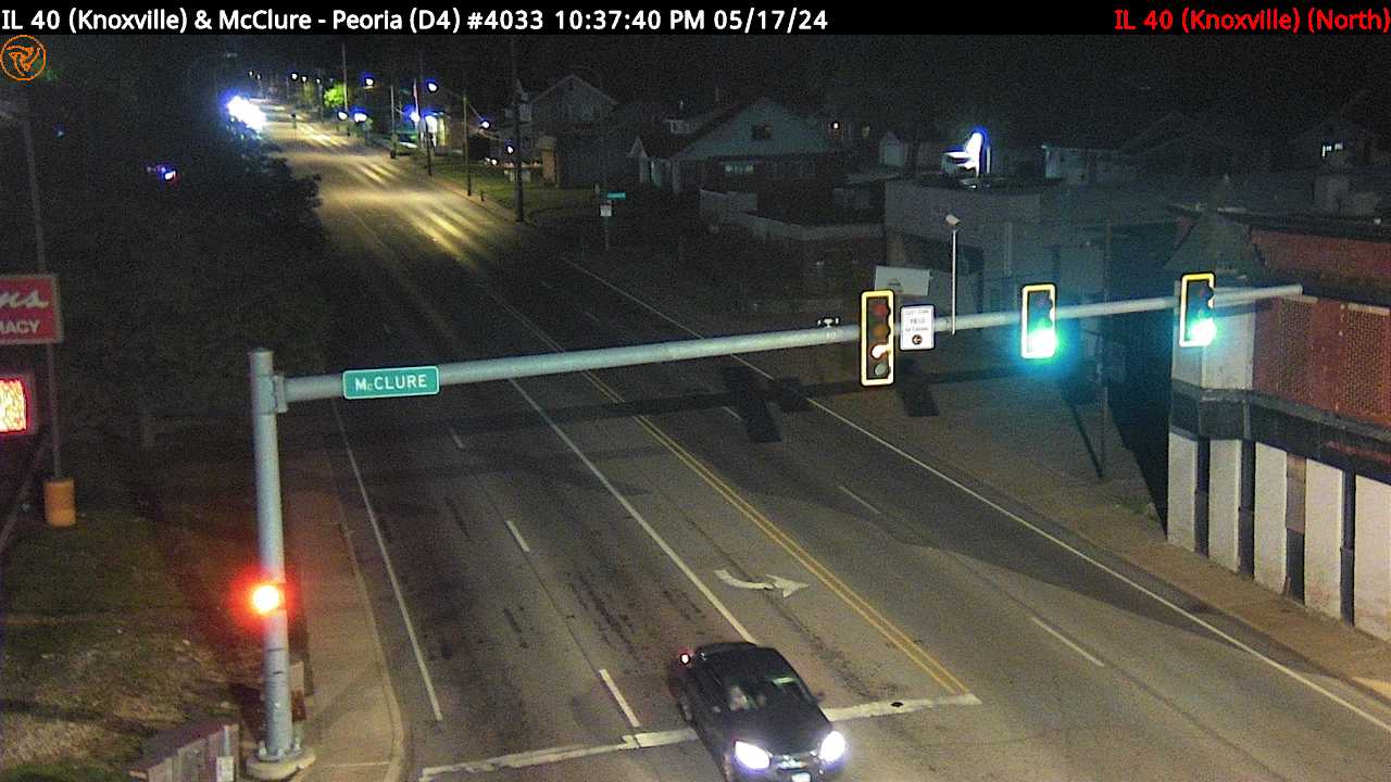 Traffic Cam IL 40 (Knoxville Ave.) at McClure Ave. (#4033) - N Player