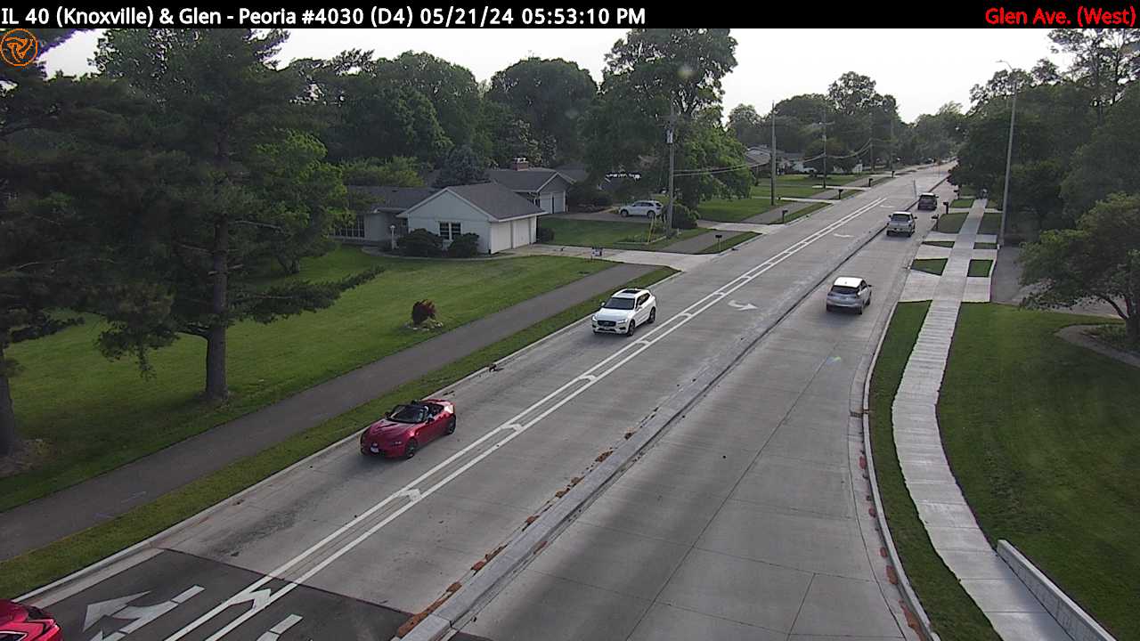 Traffic Cam IL 40 (Knoxville Ave.) at Glen Ave. (#4030) - W Player