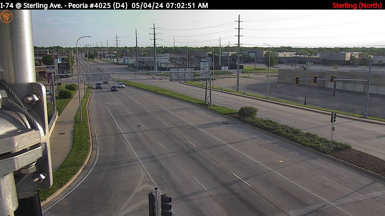 I-74 at Sterling Ave. (#4025) - N Traffic Camera