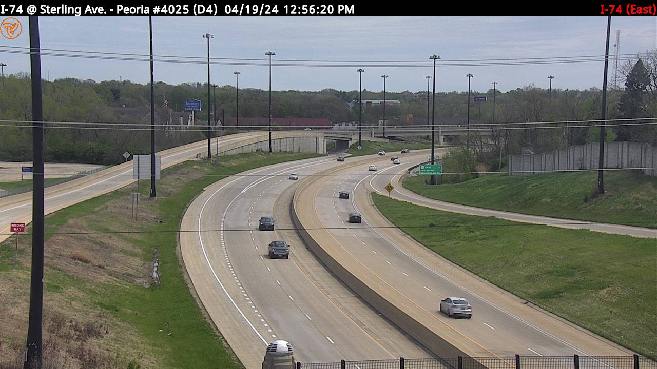 Traffic Cam I-74 at Sterling Ave. (#4025) - E Player