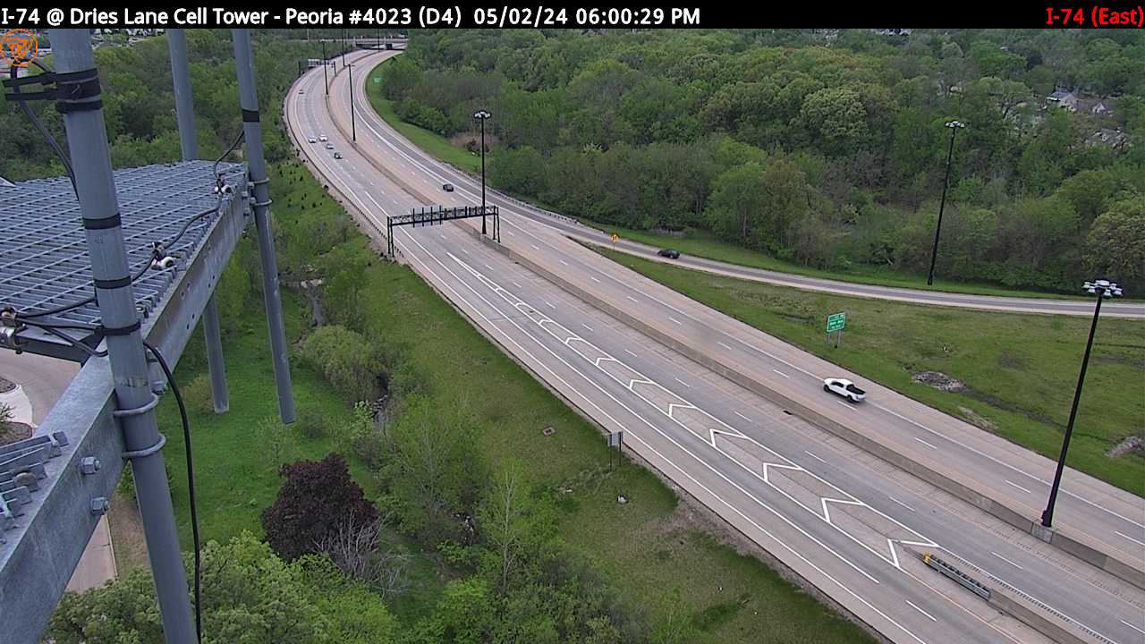 I-74 at Dries Lane Tower (#4023) - E Traffic Camera