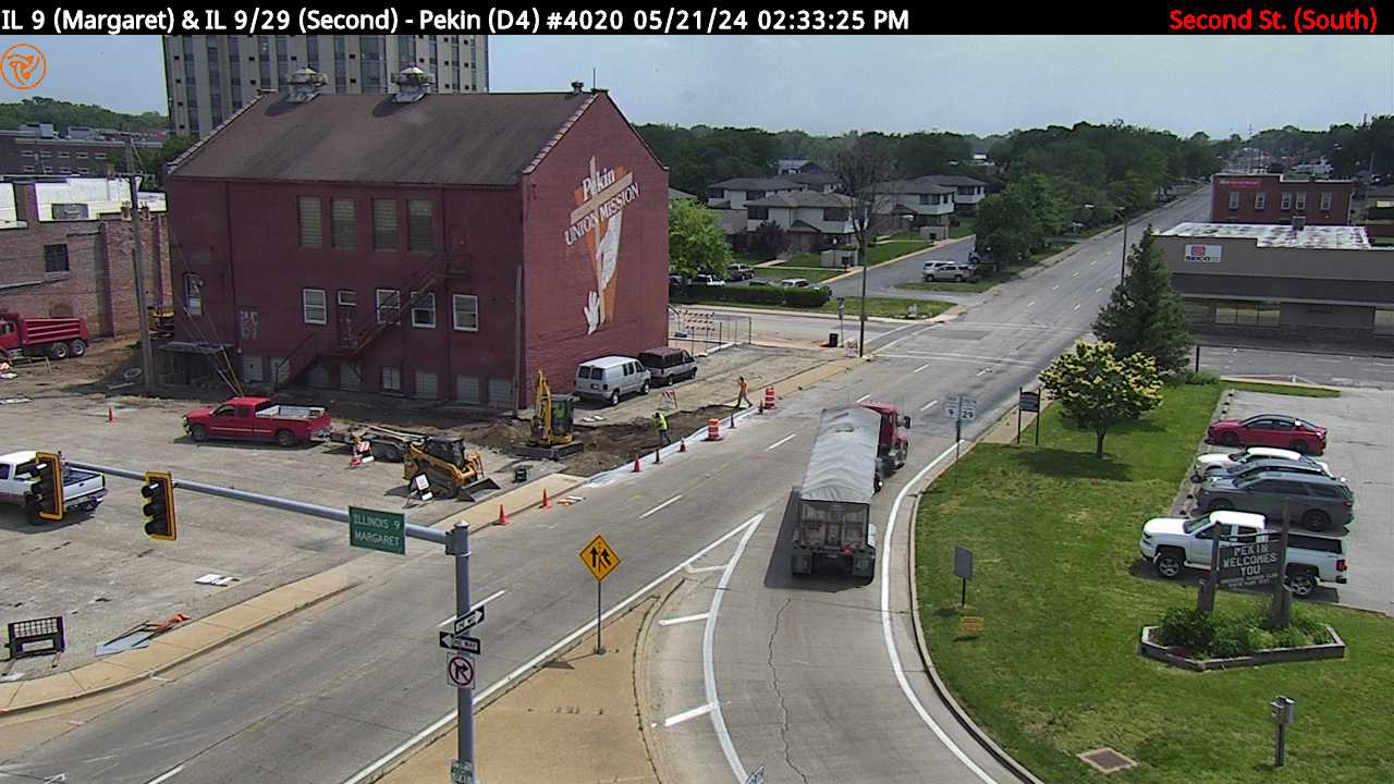 Traffic Cam IL 29 (Margaret St.) at IL 9/29 (Second St.) (#4020) - S Player
