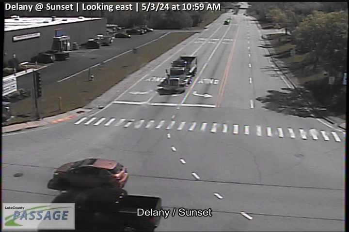 Traffic Cam Delany at Sunset - E Player