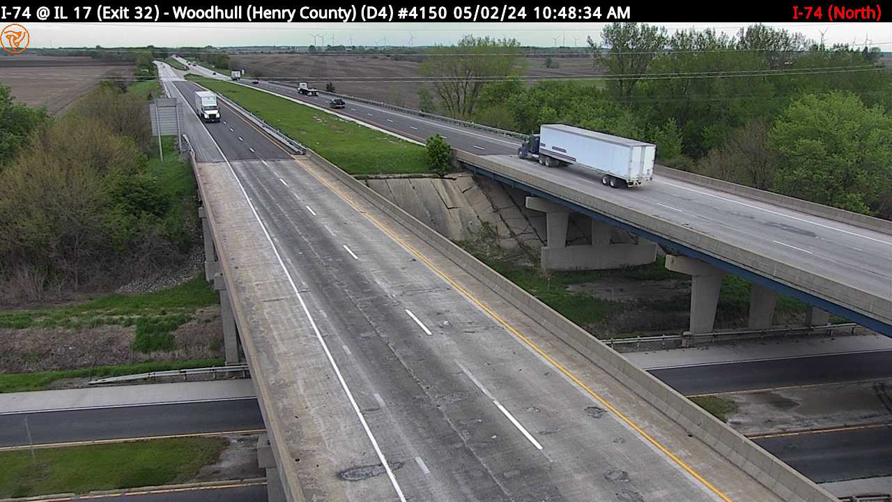 Traffic Cam I-74 at IL 17 (Exit 32) (#4150) - N Player
