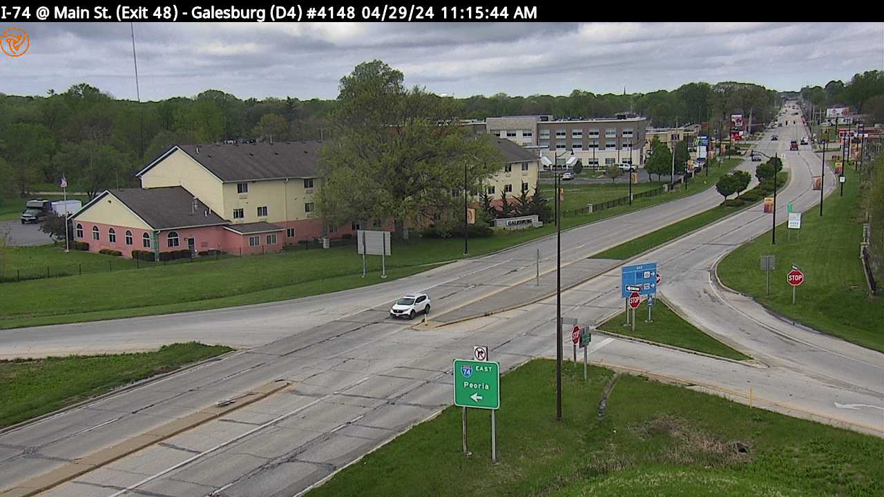 Traffic Cam I-74 at Main St. (Exit 44) (#4148) - W Player