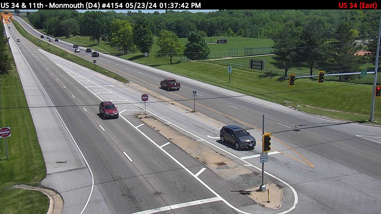 Traffic Cam US 34 at 11th St. (#4154) - W Player